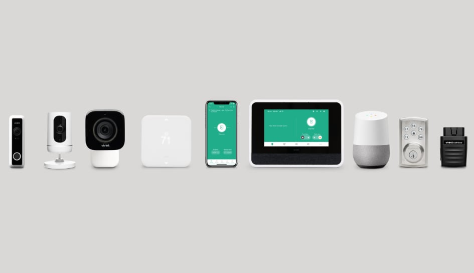 Vivint home security product line in Columbus